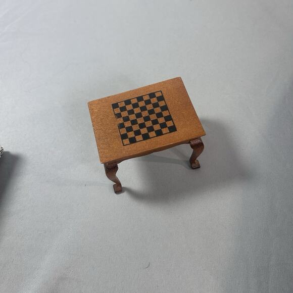 Other - Dollhouse furniture Checkered top side table